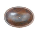 thumbnail image 5 of SimplyCopper Rio Grande Oval Copper 21" x 15" x 5.5" Drop-In Sink, 5 of 5