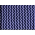 thumbnail image 1 of Ahgly Company Machine Washable Indoor Rectangle Abstract Blue Modern Area Rugs, 8' x 12', 1 of 4