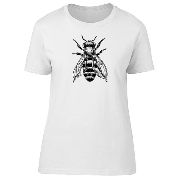 Sketch Of A Big Bee T-Shirt Women -Image by Shutterstock, Female Large