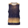 thumbnail image 2 of Wukai Gold Black Glitter Men’s Basketball JerseyXX-Large, 2 of 7