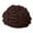 Brown, variant on Aviator Winter Cap Men's Newsboy Flat Cap Solid Color Spoof Fun Brain Hat Hand Knitted Multi Color Fashionable Casual Brain Hat