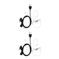 thumbnail image 2 of ZLight Écouteur de Réception Radio Bidirectionnelle Externe Casque Audio Portable Haut-Parleur Écouteurs Oreillette Portable Professionnel 1 2Ensemble, 2 of 6