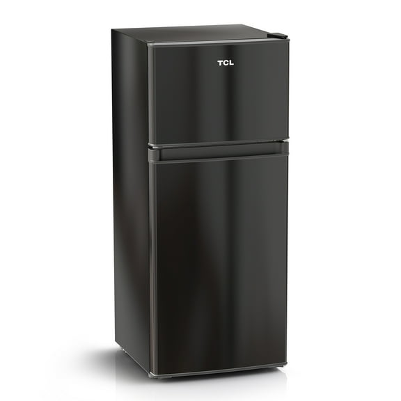 TCL 4.5 Cu. ft. Compact Mini Refrigerator, Two Door, Black, Energy Star, MR453B