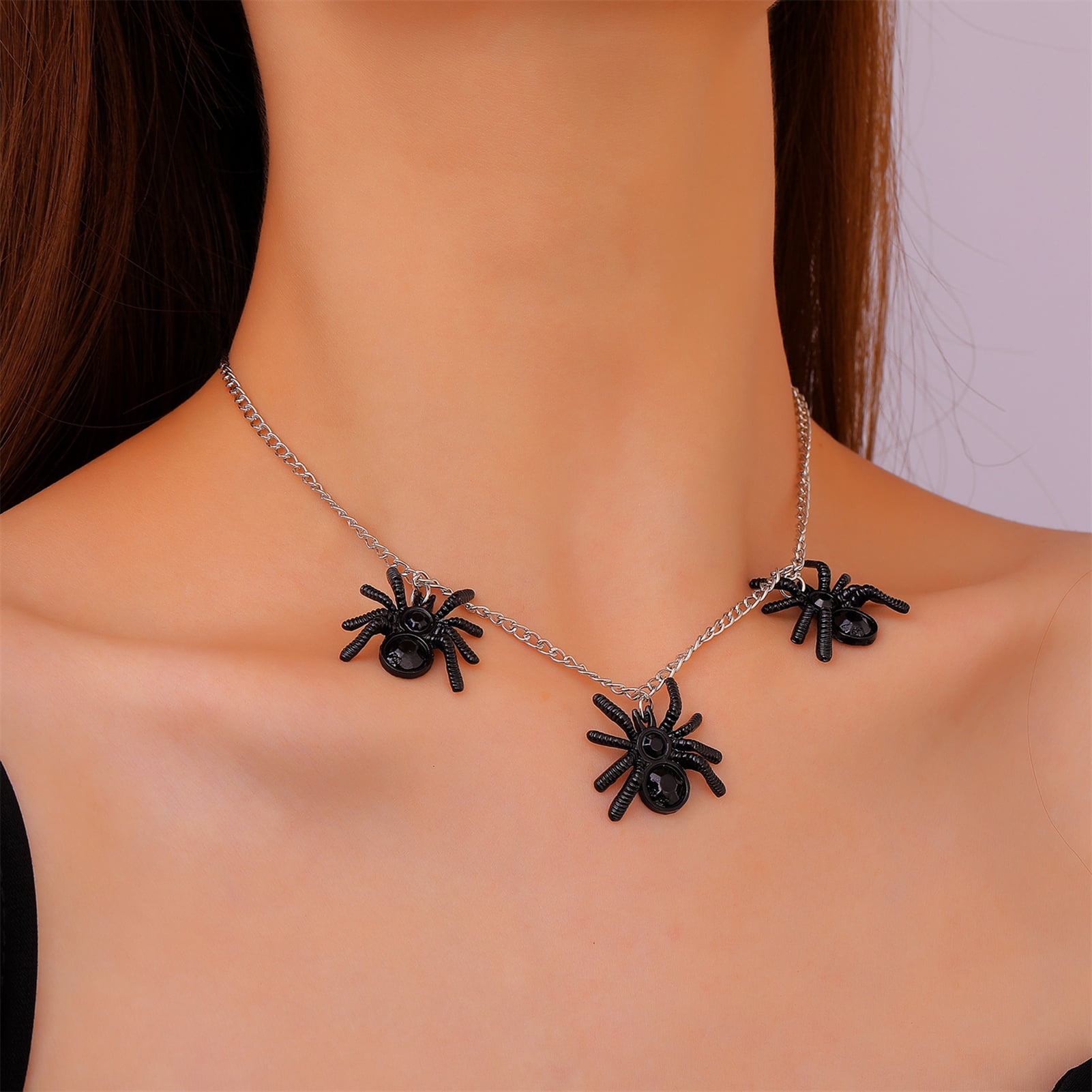 Halloween Pendants, Spider Pendants, Pendant Jewelry