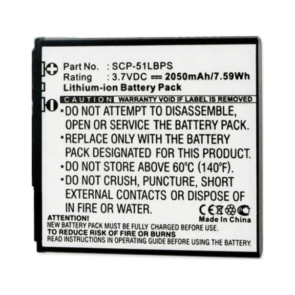 Batteries N Accessories BNA-WB-BLI-1336-2 Cell Phone Battery - Li-Ion, 3.7V, 2050 mAh, Ultra High Capacity Battery - Replacement for Kyocera SCP-51LBPS Battery