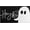 Ghost Hey Boo, variant on Halloween Door Mat,Goth Occult Spooky Creepy Witch Skull Bats Outdoor Mats for Front Door,Halloween Indoor Entrance Non-Slip Doormat Entryway Welcome Rubber Mats for Porch Decor 30" x 17"