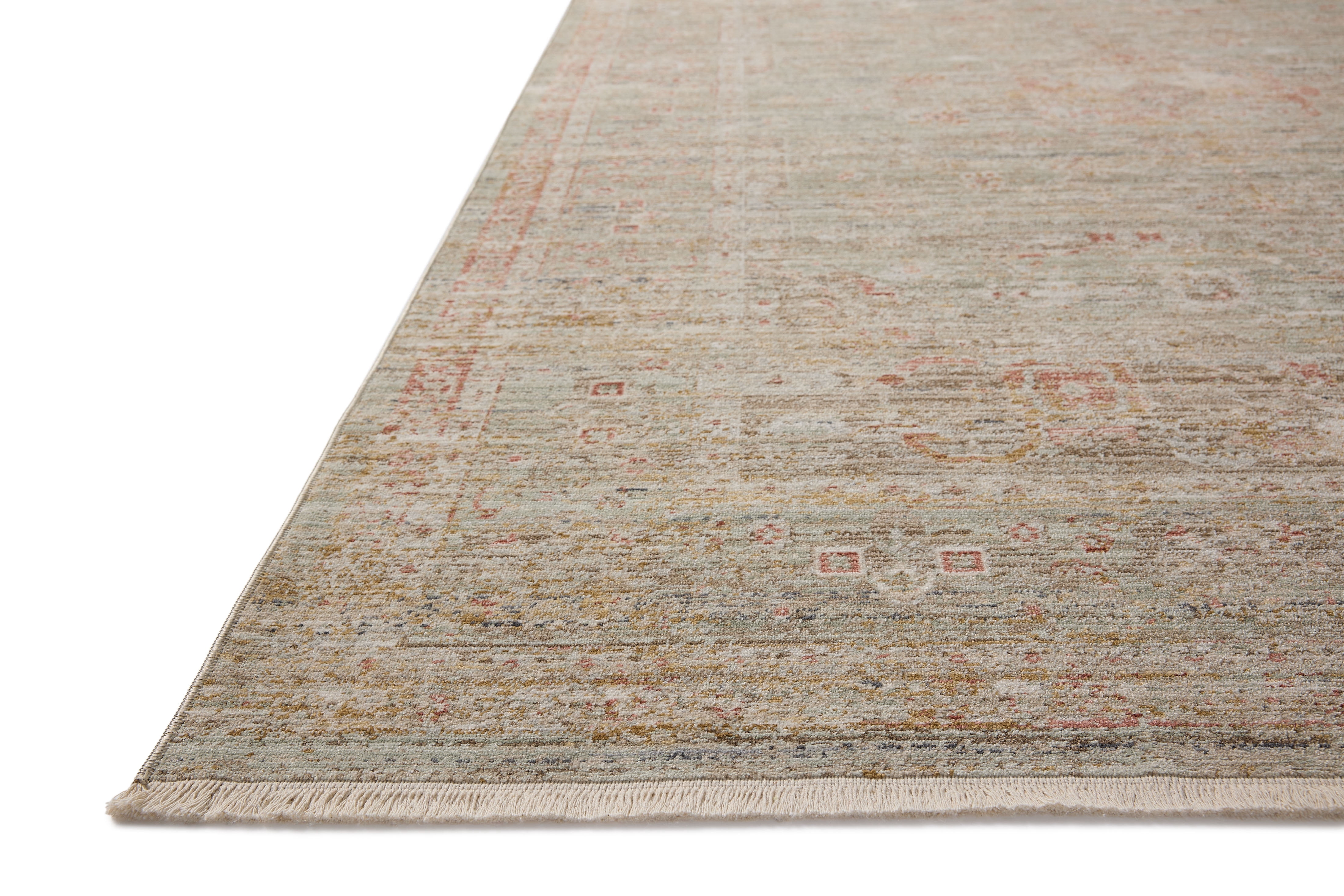 Chris Loves Julia x Loloi Ida Spa / Sunrise 5'-3" x 7'-6" Area Rug