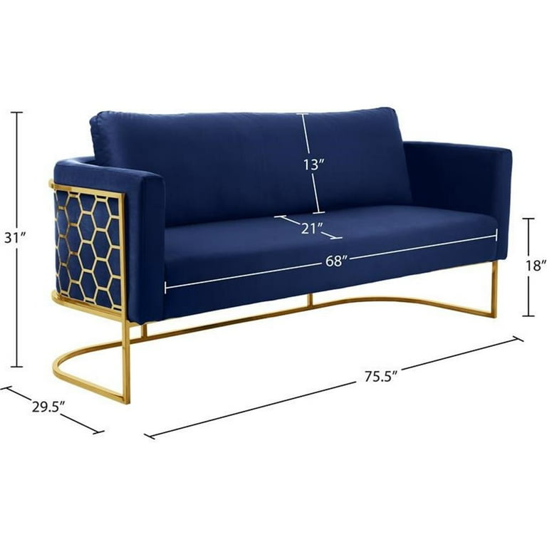 Meridian Furniture Casa Velvet Chair - Gold Meridian Furniture Casa Velvet Chair - Gold