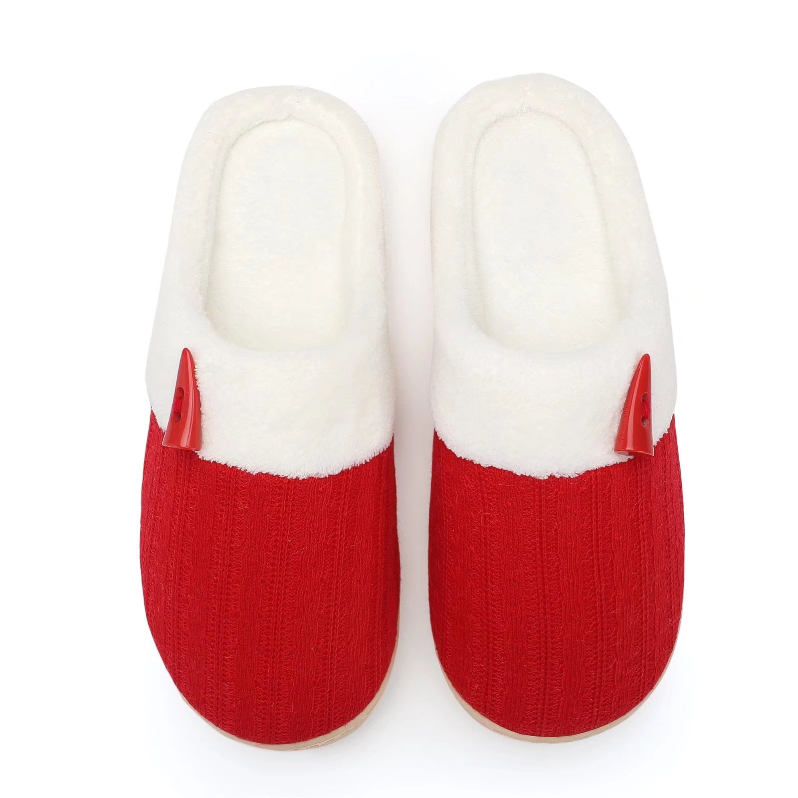 NineCiFun House Slippers for Women on Memory Foam Indoor Outdoor Fuzzy ...
