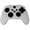 White, variant on Anti-Slip Controller, Grip Silicone Skin, Ergonomic Soft Rubber Protective Case Cover - for Xbox Series S/X Controller with Black Thumb Stick Caps