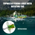 thumbnail image 5 of Jercoda 5.12-Inch ABS Fishing Lures with Rotating Tail, Gravity Balls, Topwater Baits, 5 Packs, 5 of 10