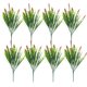 thumbnail image 1 of 8PC Artificial Peppermint Flowers With Realistic Green Plant And Pointed Leaf Grass, 1 of 2