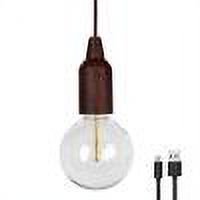 Lámpara de atmósfera de tienda de campaña portátil con luz de cable de tracción de luz LED para exteriores (6200W)