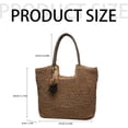 thumbnail image 6 of LinYooLi Straw Beach Bag, Summer Woven Tote Bag with Tassels Large Shoulder Handbag Straw Purses and Handbags for Women, 6 of 6