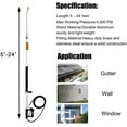 EDOU 24 FT Telescoping Wand Pressure Washer Extension Wand with 15