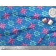 thumbnail image 2 of Soimoi Moss Georgette Fabric Artistic Floral Print Fabric by Yard 42 Inch Wide, 2 of 3