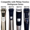 thumbnail image 2 of Minicuchilla con cabezal recortador de repuesto para afeitadora Philips Norelco Multigroom MG7750, MG7770, MG7790, MG7791, MG3750, MG5750, BT5511, 2 of 6