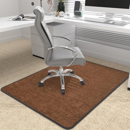 Heavy Duty Office Chair Mat for Carpet and Hardwood Floor Bohemian Desk Chair Mat Rug 36'' x 48'' Jacquard Woven Surface Floor mats for Office Home