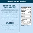 thumbnail image 6 of Lundberg Family Farms - Organic Wild Rice, Pantry Staple, Great for Cooking, Long Grain, Firm Texture, Nutty Flavor, Rich & Hearty, Whole Grain, Non-GMO, Gluten-Free, Vegan, Kosher (8 oz, 6-pack)6, 6 of 7
