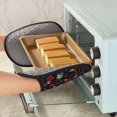 thumbnail image 6 of Pofeuu Lgbt Rainbow For Pride Print Silicone Pot Mat Mitten With Hanging Loop Heat Resistant Oven Mitts Non-Slip Bbq Baking Smoking Potholders, 6 of 7