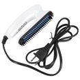 thumbnail image 2 of Cepillo eléctrico para barba, peine alisador de barba ligero portátil plegable, peine antiescaldado para hombres, peines para barba con flequillo,Cepillo eléctrico para barba, peine para barba calenta Higoodz Salud y Belleza, 2 of 7