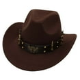thumbnail image 4 of Men's Cowboy Hats Coffee Cowboy Hat Women Classic Hat Funny Cow Boy Hat One Size, 4 of 4