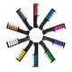 thumbnail image 3 of Tiza para el cabello de 10 colores para niñas lavable para el Día de los , para regalos de Color de cabello DIY usos amplios tinte de Color shamjiam Peine de tiza para el cabello, 3 of 9