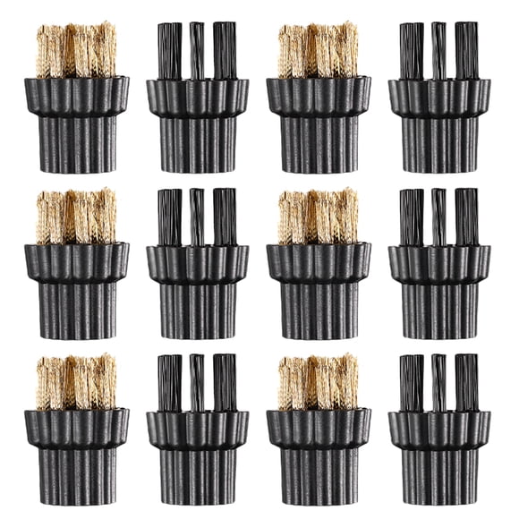 MasteelfCA 12 Pcs Pièces de Brosse de Nettoyage Ménager Tête de Brosse Multifonction Accessoire de Nettoyage