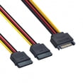 thumbnail image 6 of Chenyang CY SATA II Hard Disk Power Male to 2 Female Splitter Y 1 to 2 Extension Cable Adapter, 6 of 7