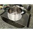 thumbnail image 2 of 19.7"(L)x13.0"(W) Multi-purpose Collapsible Dish Drying Rack, Collapsible Kitchen Sink Rack , Heat Resistant Over Kitchen Sink Metal Stainless Steel Over The Dish Drying Rack, Black, 2 of 10