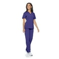thumbnail image 5 of Smitten Women's Miracle Contemporary Slim Fit Fade Resistant 4 Pockets Pull On Cargo Scrub, Style S201002, 5 of 8