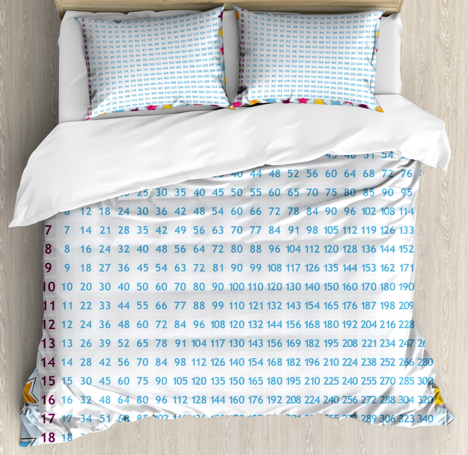 Pillowcase 2 Pieces Bedding Set 90 x 120 cm Cot Bed Duvet Cover Many Designs Available Numbers