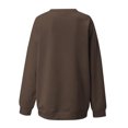 thumbnail image 4 of Moda mujer estampado cuello redondo pulóver Tops manga larga cómoda blusa sudadera Fridja  czfsfas3609, 4 of 6