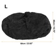 thumbnail image 5 of 60x40cm Size L Motorcycle Seat Cover Waterproof Dustproof Motorbike Seat Cushion Protector Black, 5 of 8