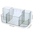 thumbnail image 2 of Makeup Organizer Wall Mounted Clear Cosmetic Display Case Shower Caddy for Home, 2 of 10
