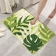 thumbnail image 5 of Alfombra de baño Leaf Plant - Esterilla absorbente antideslizante para puerta de entrada, dormitorio, moqueta moderna de poliéster, 16x24 pulgadas, 5 of 6