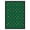 Green, variant on Billiards Green 3 ft.10 in. x 5 ft.4 in. WearOn Nylon Machine Tufted- Cut Pile Gaming and Entertainment Rug