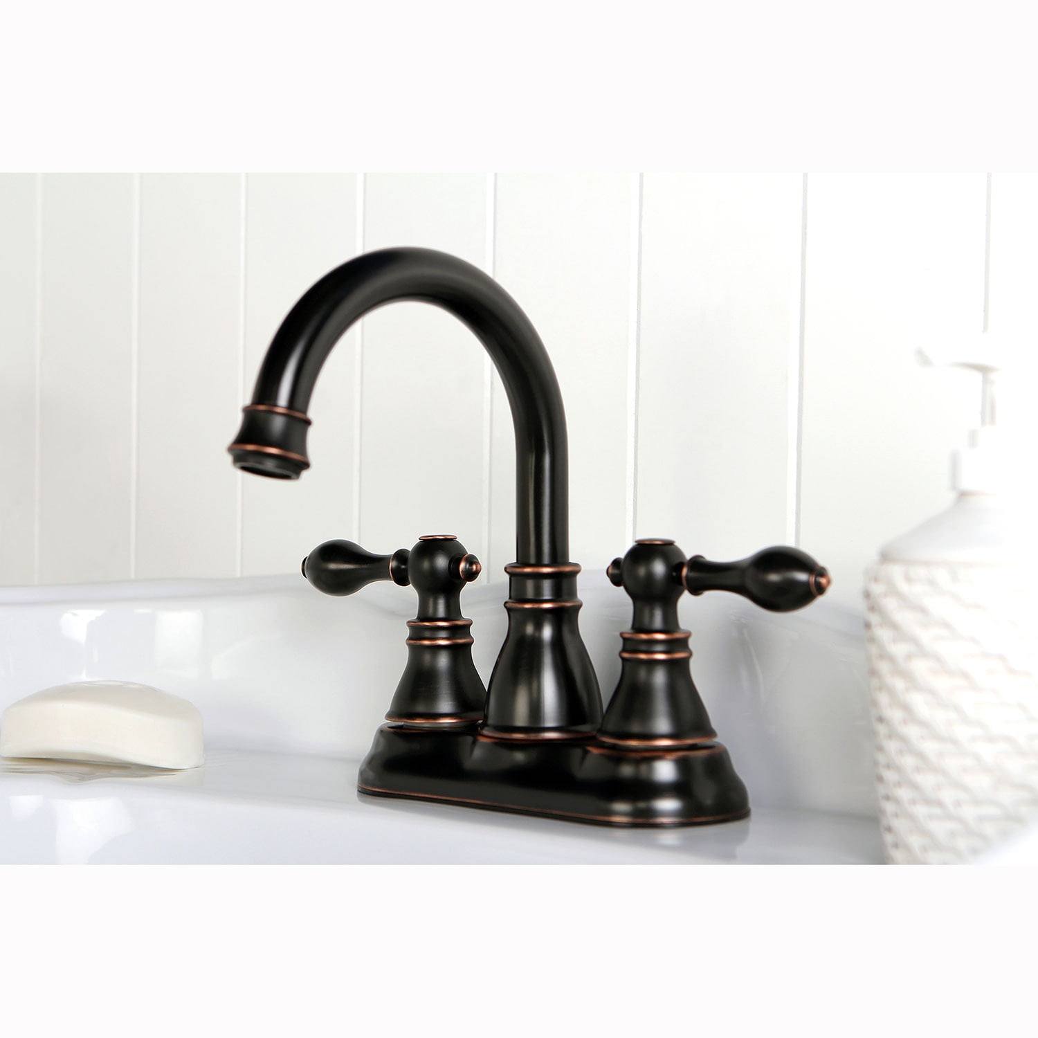 Kingston Brass Classic High Spout Oil Rubbed Bronze Bathroom