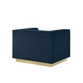 thumbnail image 4 of Posh Living Aylah Velvet Club Chair Navy, 4 of 8