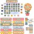 thumbnail image 1 of YWC-847849 S'cool Era Calendar Classroom Bulletin Board Set for Teachers, Multicolor, 100 Pieces, 1 of 4