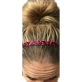 thumbnail image 2 of IT’S RIDIC!® Red and Black Non-Slip Silicone Sports/Athletic Slim Sports Headband for teens and adults, 2 of 3