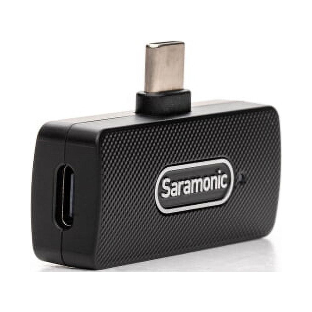 Saramonic Blink 100 B5 Clip-On Wireless Mic System for iPhone 15, Android Devices, iPads & Computers w/ USB-C
