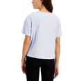 thumbnail image 2 of Grayson Threads Black Juniors’ Ny Short-Sleeve T-Shirt Light Blue/S, 2 of 3