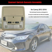 Car Overhead Console with Sunroof Switches Map Reading Light Storage Box for Toyota Camry 2012-2016
