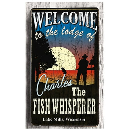 Personalized Metal Sign, Fish