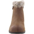 thumbnail image 3 of SoftWalk Womens Helena Bootie Leather Winter Boots Brown 9 Wide (C,D,W), 3 of 4