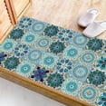 thumbnail image 5 of 10 piezas/juego de pegatinas de pared de película dura de cristal de mandala, para cocina, baño, armario, decoración, arte mural, impermeable, PVC, 5 of 5
