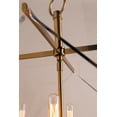 thumbnail image 6 of Hudson Valley Lighting - Travis - Four Light Pendant-Aged Brass Finish, 6 of 6