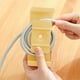 thumbnail image 4 of Self-Adhesive Desktop Socket Fixer Adhesive Punch Socket Cable Management Punch Protector Desktop Plug-in Socket Fixer Bracket Stand, 4 of 8