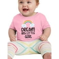thumbnail image 1 of Dream Big Little Girl T-Shirt Infant -Smartprints Designs,  18 Months, 1 of 4